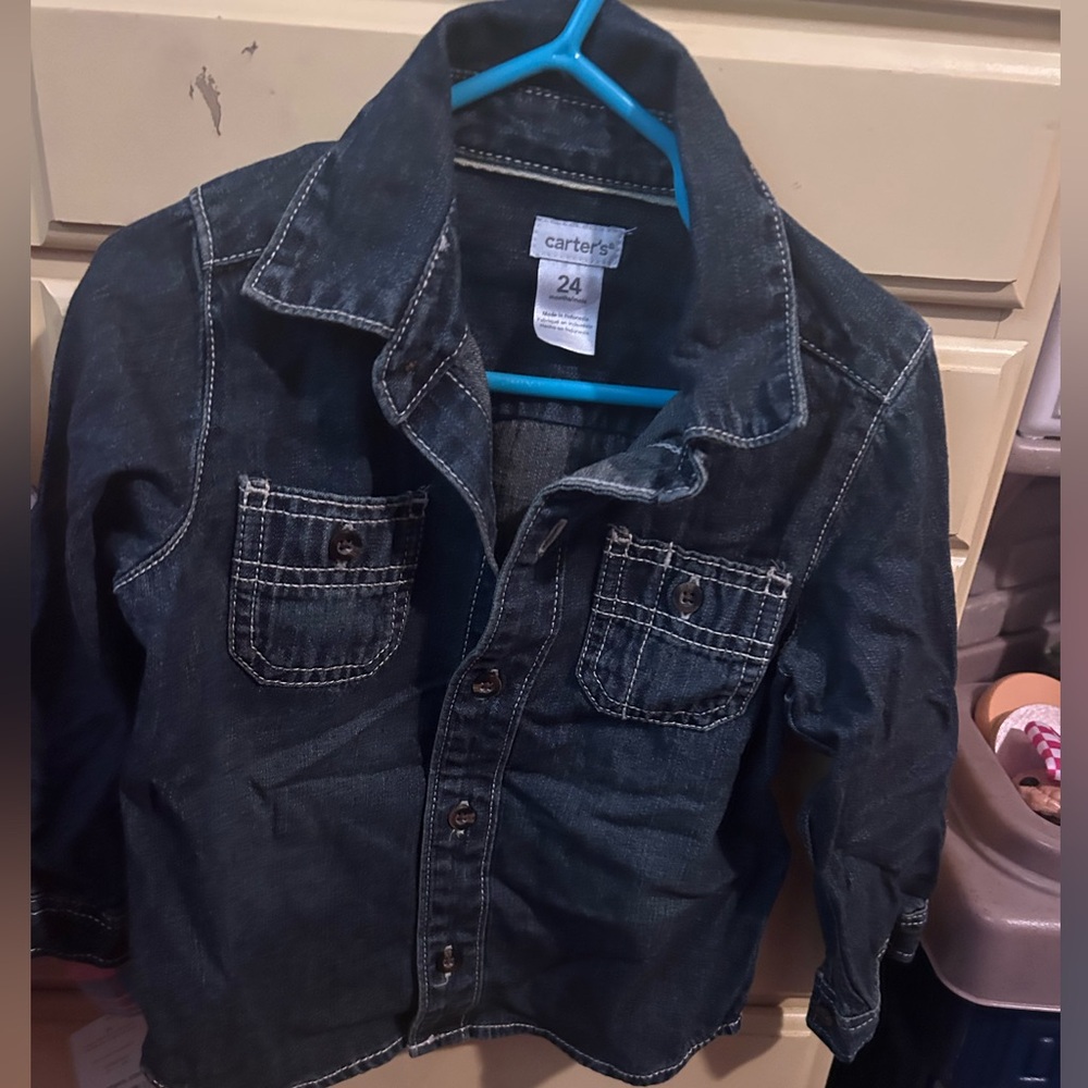 Denim dress shirt 24 months carters